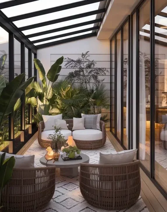 Kapalı balkon dekorasyon fikirleri ve önerileri. Kapalı balkon dekorasyon fikirleri ve önerileri.